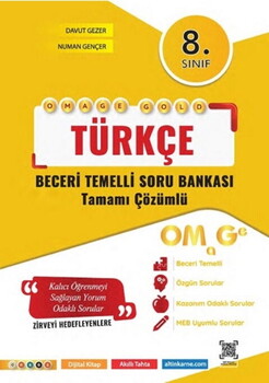  Omage Yayınları 8. Sınıf Omage Gold Türkçe Soru Bankası