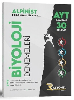  Rasyonel Yayınları AYT Biyoloji Alpinist Aşamalı 30 Deneme