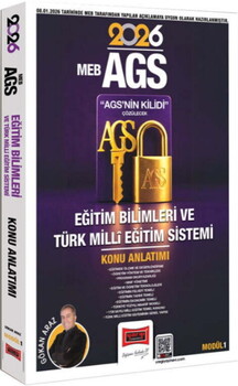 Yargı Yayınları 2026 MEB AGS Kilidi Eğitim Bilimleri ve Türk Milli Eğitim Sistemi Konu Anlatımı Modül 1