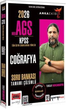  Yargı Yayınları 2026 MEB AGS KPSS Anka Ekibi Tamamı Çözümlü Coğrafya Soru Bankası