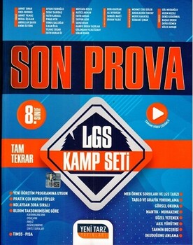  Yeni Tarz 8. Sınıf LGS Son Prova Kamp Seti