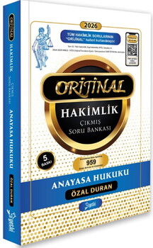  Yetki Yayınları 2026 Orijinal Anayasa Hukuku Hakimlik Çıkmış Soru Bankası