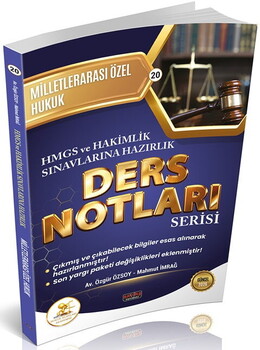  Savaş Yayınları HUKAL HMGS HAKİMLİK Milletlerarası Özel Hukuk Ders Notları