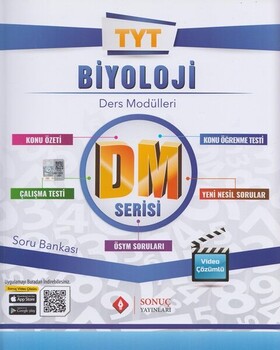  Sonuç Yayınları TYT Biyoloji DM Serisi Biyoloji Modülleri