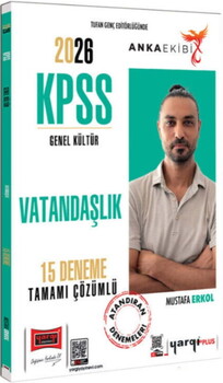  Yargı Yayınları 2026 KPSS Anka Ekibi Genel Kültür Tamamı Çözümlü Vatandaşlık 15 Deneme