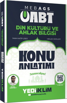 Yediiklim  2026 MEB AGS ÖABT Din Kültürü ve Ahlak Bilgisi Konu Anlatımı