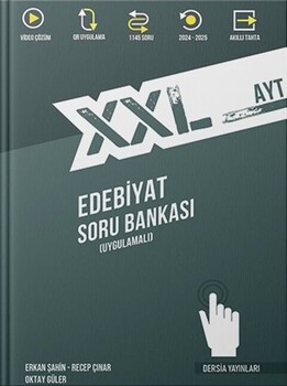  Dersia Yayınları AYT XXL Edebiyat Uygulamalı Soru Bankası Güncel Baskı