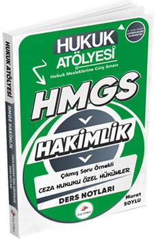  Dizgi Kitap Hukuk Atölyesi Hakimlik HMGS Hukuk Mesleklerine Giriş Sınavı Çıkmış Soru Örnekli Ders Notları