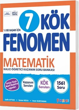  Fenomen Okul Yayınları 7. Sınıf Matematik KÖK Soru Bankası