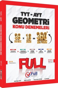  Full Matematik Yayınları TYT AYT Geometri Konu Denemeleri