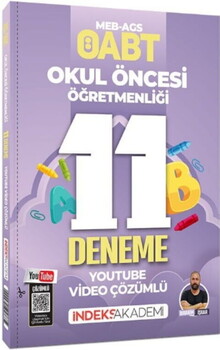 İndeks Akademi 2026 ÖABT MEB AGS Okul Öncesi Öğretmenliği 11 Deneme