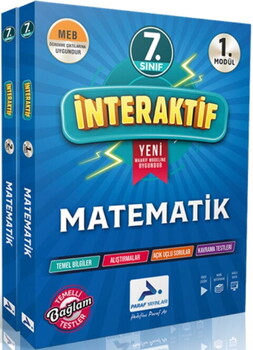 Paraf Yayınları 7. Sınıf İnteraktif Matematik Etkinlik Çalışma Kitabı