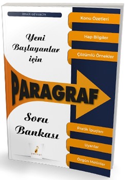  Pelikan Yayınları Yeni Başlayanlar İçin Paragraf Soru Bankası