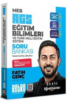  Retro Yayıncılık MEB AGS Eğitim Bilimleri ve Türk Milli Eğitim Sistemi Soru Bankası