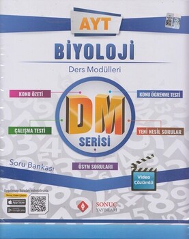  Sonuç Yayınları AYT Biyoloji DM Serisi Ders Modülleri
