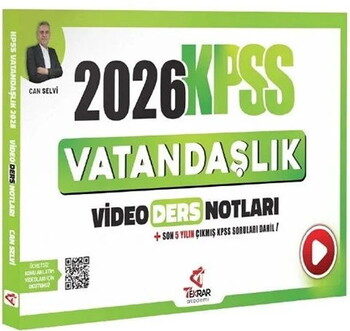 Tekrar Akademi 2026 KPSS Vatandaşlık Video Ders Notları