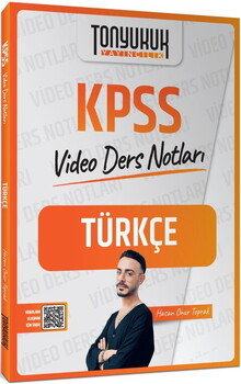 Tonyukuk Yayıncılık KPSS Türkçe Video Ders Notları