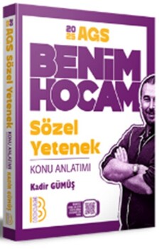  Benim Hocam 2025 AGS Sözel Yetenek Konu Anlatımlı