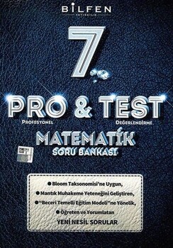  Bilfen Yayıncılık 7. Sınıf Matematik ProTest Soru Bankası