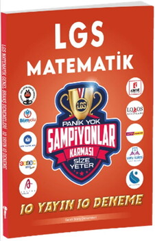  Bilimyolu Yayıncılık LGS Matematik Şampiyonlar Karması 10 Yayın 10 Deneme