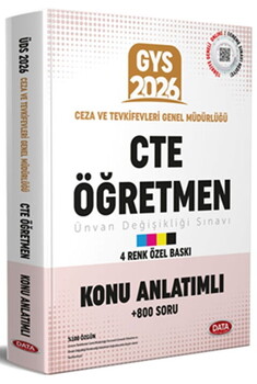  Data Yayınları 2026 Ceza ve Tevkifevleri Genel Müdürlüğü Öğretmen ÜDS Konu Anlatımlı Soru Bankası