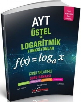 2025 Ekstremum Yayınları AYT Üstel ve Logaritmik Fonksiyonlar Konu Anlatımlı Soru Bankası