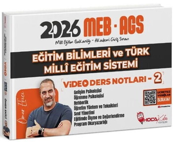  Hoca Kafası MEB AGS Eğitim Bilimleri ve Türk Milli Eğitim Sistemi Video Ders Notları-2