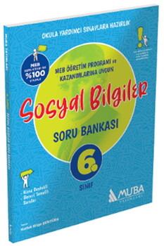  Muba Yayınları 6. Sınıf Sosyal Bilgiler Soru Bankası