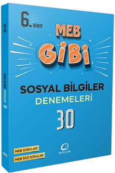  Oksijen Yayınları 6. Sınıf Sosyal Bilgiler MEB Gibi Branş Denemeleri