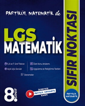  Partikül Yayınları 8. Sınıf LGS Matematik Sıfır Noktası