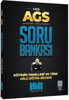  Retro Yayıncılık 2025 MEB AGS Eğitimin Temelleri ve Türk Milli Eğitim Sistemi Soru Bankası