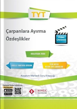  Sonuç Yayınları TYT Çarpanlara Ayırma Özdeşlikler Soru Bankası