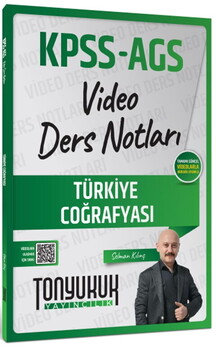 Tonyukuk Yayıncılık KPSS AGS Türkiye Coğrafyası Video Ders Notları