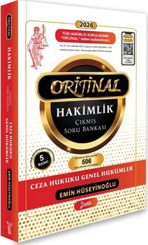  Yetki Yayınları 2026 Orijinal Ceza Hukuku Hakimlik Çıkmış Soru Bankası
