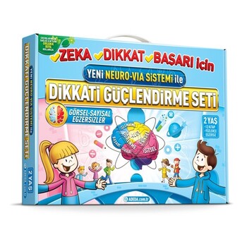  Adeda Yayıncılık Dikkati Güçlendirme Seti 2 Yaş