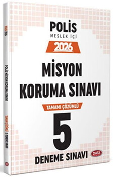 Data Yayınları 2026 Polis Misyon Koruma Sınavı 5 Deneme