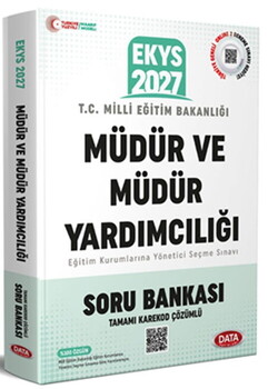 Data Yayınları 2027 EKYS Müdür ve Müdür Yardımcısı Soru Bankası