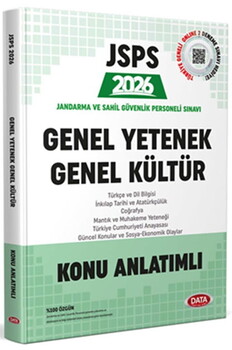  Data Yayınları JSPS Genel Yetenek Genel Kültür Hazırlık Kitabı