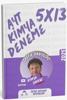  Ders Ortamı 2025 AYT Kimya 5 x 13 Deneme