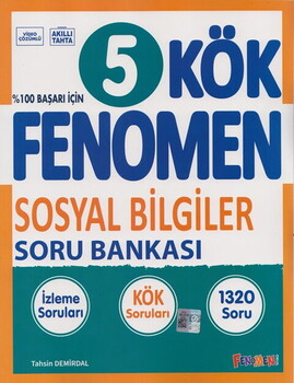  Fenomen Okul Yayınları 5. Sınıf Sosyal Bilgiler Kök Soru Bankası