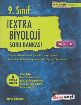Kafa Dengi Yayınları 9. Sınıf Biyoloji Extra Soru Bankası