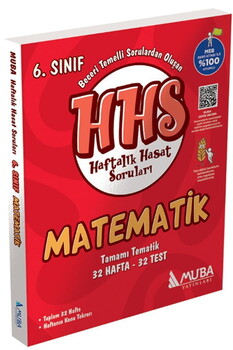  Muba Yayınları 6. Sınıf Matematik Haftalık Hasat Soruları