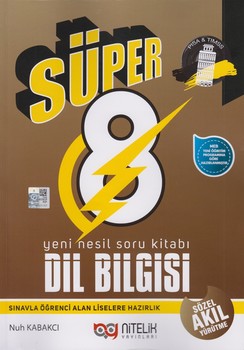  Nitelik Yayınları 8. Sınıf Dil Bilgisi Süper Yeni Nesil Soru Kitabı