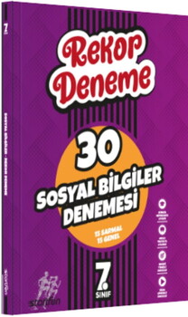  Startfen Yayınları 7. Sınıf Sosyal Bilgiler Rekor Deneme