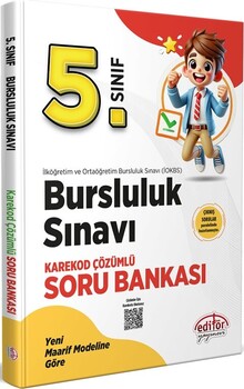  Editör Yayınları 5. Sınıf Bursluluk Sınavı Soru Bankası
