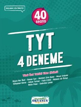  Okyanus Yayınları TYT 40 Seans 4 lü Deneme
