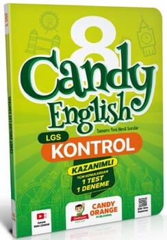  Şeker Portakalı Yayınları 8. Sınıf LGS Candy English Kontrol Kazanımlı
