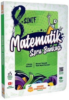  Şeker Portakalı Yayınları 8. Sınıf Matematik Soru Bankası