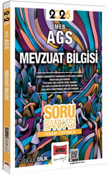  Yargı Yayınları 2026 MEB AGS Mevzuat Bilgisi Tamamı Çözümlü Soru Bankası