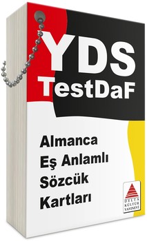  Delta Kültür YDS Almanca Eş Anlamlı Sözcük Kartları